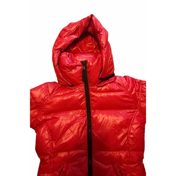 Sam. S13 Freestyle Down Nylon Puffer Jacket Candy Red Size S Festive Winter Coat - Picture 11 of 16
